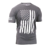 Men's Distressed American Flag T-Shirt