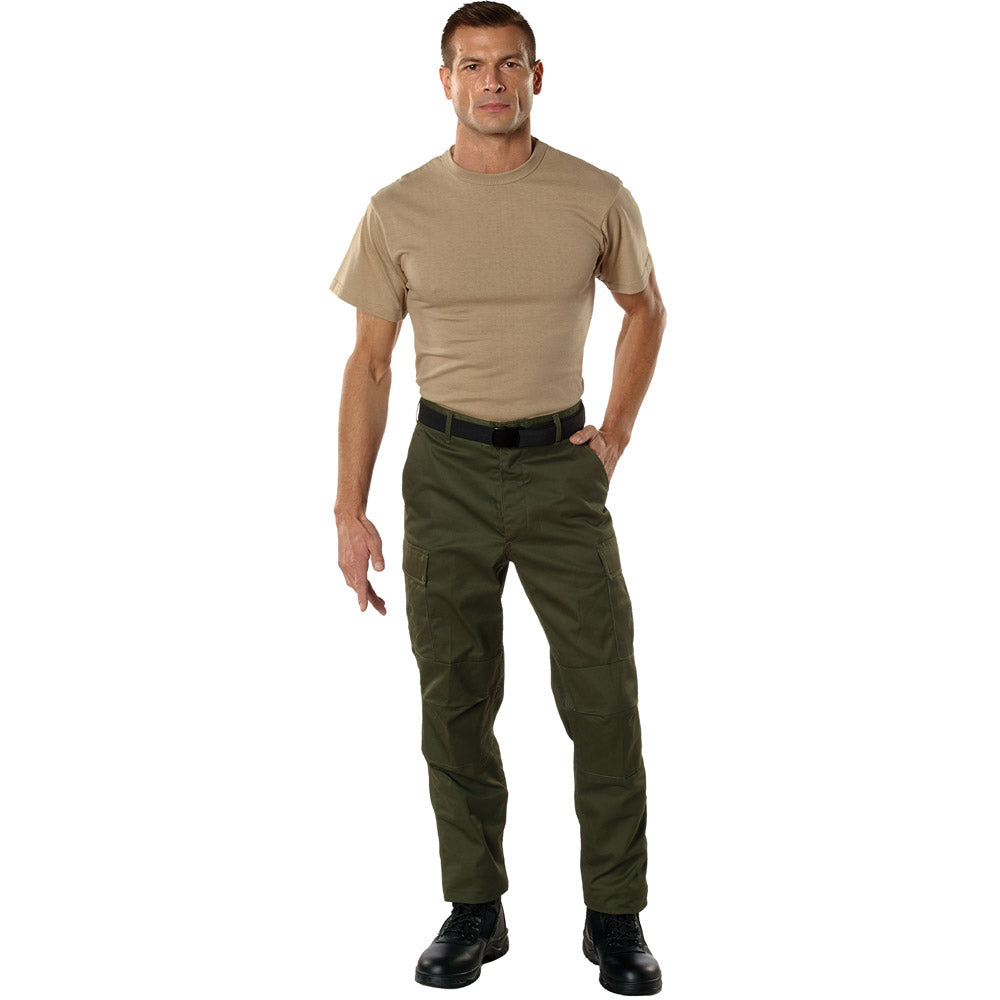 Relaxed Fit Zipper Fly Military BDU Pant