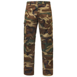 Relaxed Fit Camouflage Zipper Fly Military Cargo Pant