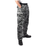 Relaxed Fit Camouflage Zipper Fly Military Cargo Pant