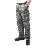 Relaxed Fit Camouflage Zipper Fly Military Cargo Pant