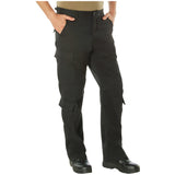 Vintage Black Paratrooper Cargo Pants