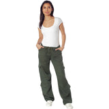 Women's Olive Drab Vintage Paratrooper Cargo Pants