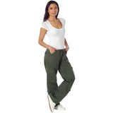 Women's Olive Drab Vintage Paratrooper Cargo Pants