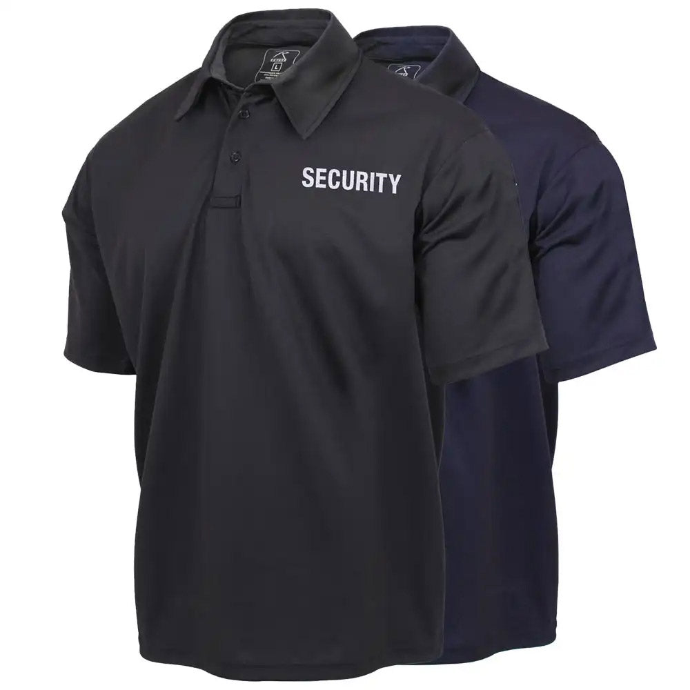 Moisture Wicking Security Short Sleeve Polo Shirt