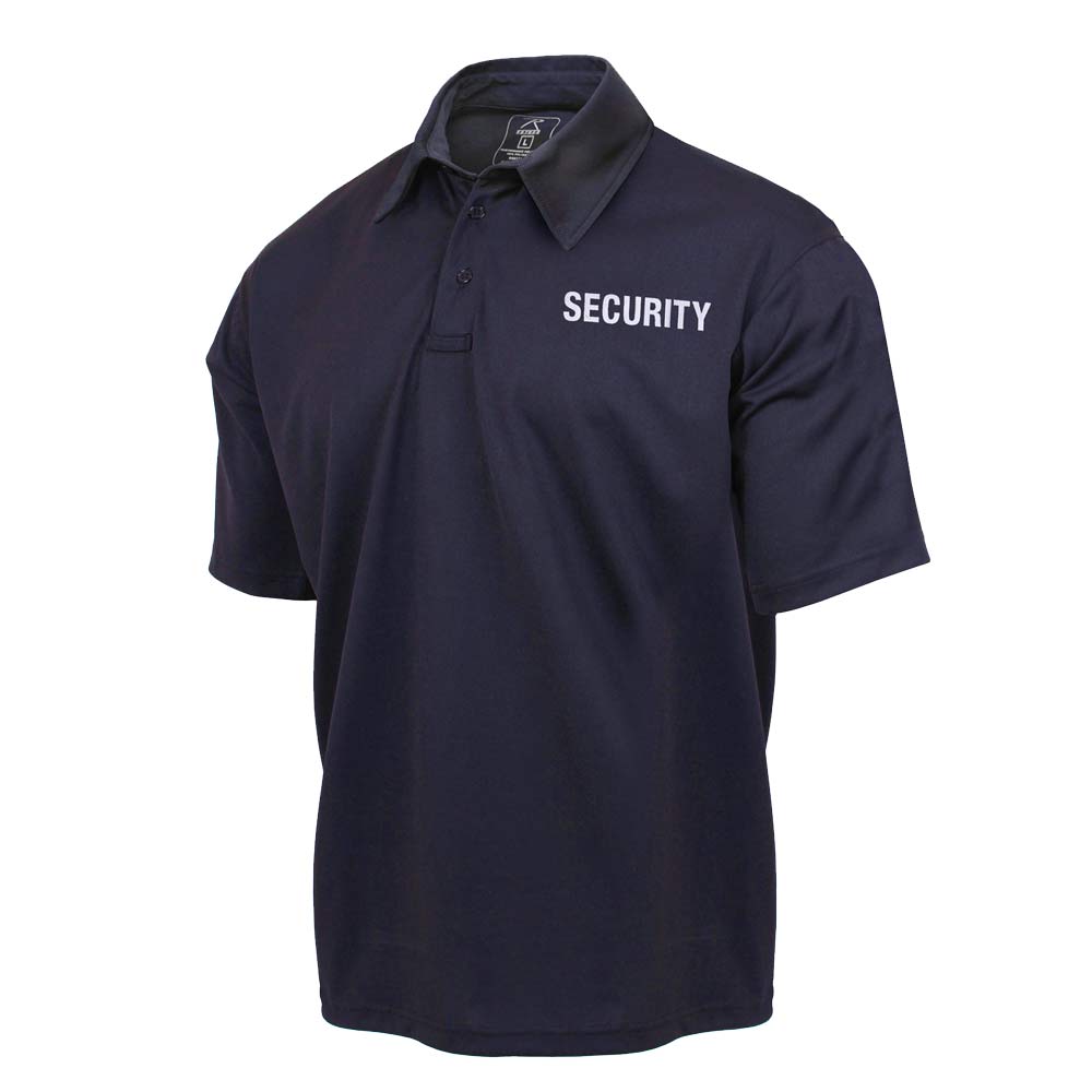 Moisture Wicking Security Short Sleeve Polo Shirt