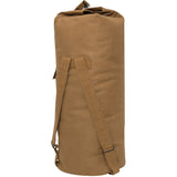 Coyote 2-Strap Military Canvas Duffle Bag