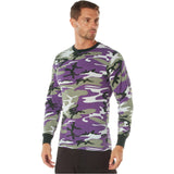 Purple Camo Long Sleeve Shirt