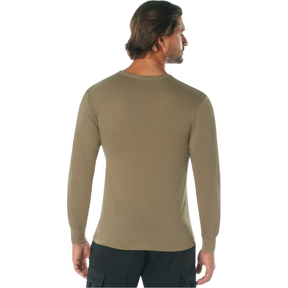 AR670-1 Coyote Long Sleeve Moisture Wicking T-Shirt