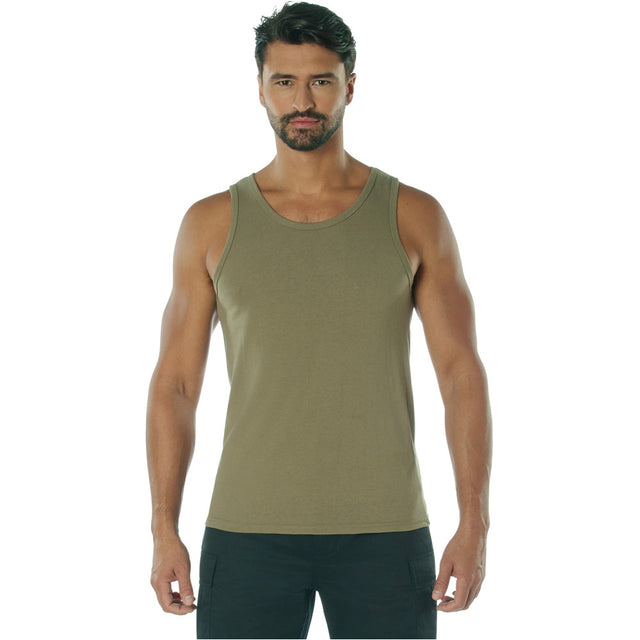 Coyote Brown Military Tank Top