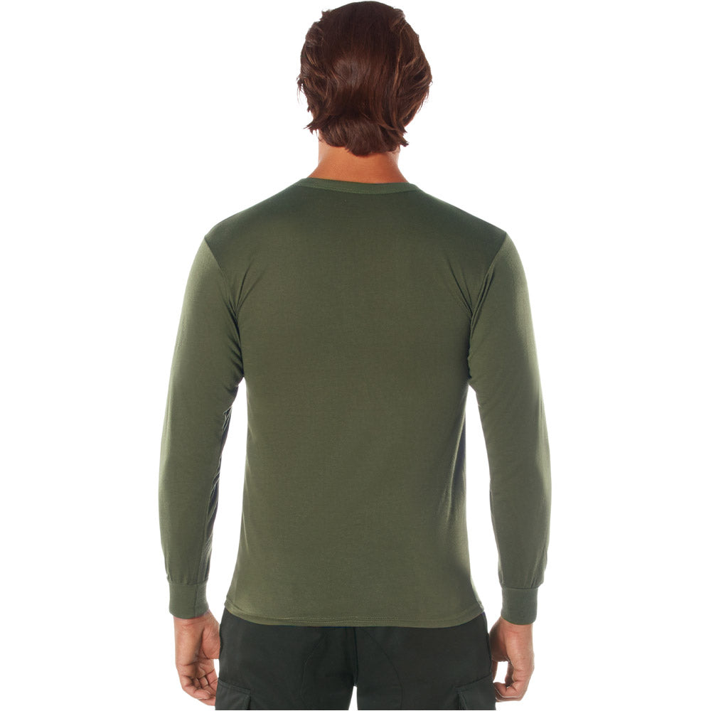 まとめ買いでお得 Long Green OD Sleeve T-Shirt Wicking Moisture Clothing