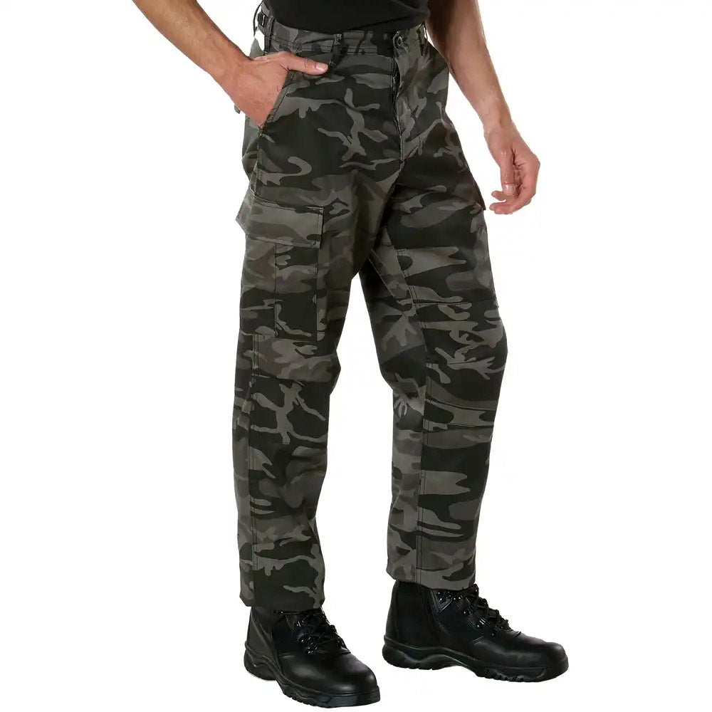 Black Camouflage BDU Pant