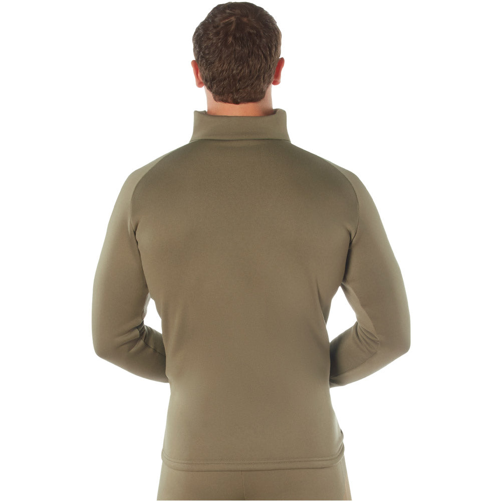 AR670-1 Coyote Brown Gen 3 ECWCS Zip Collar Thermal Shirt