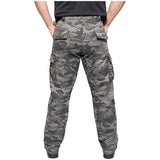 Men's Black Camouflage Vintage Paratrooper Pants