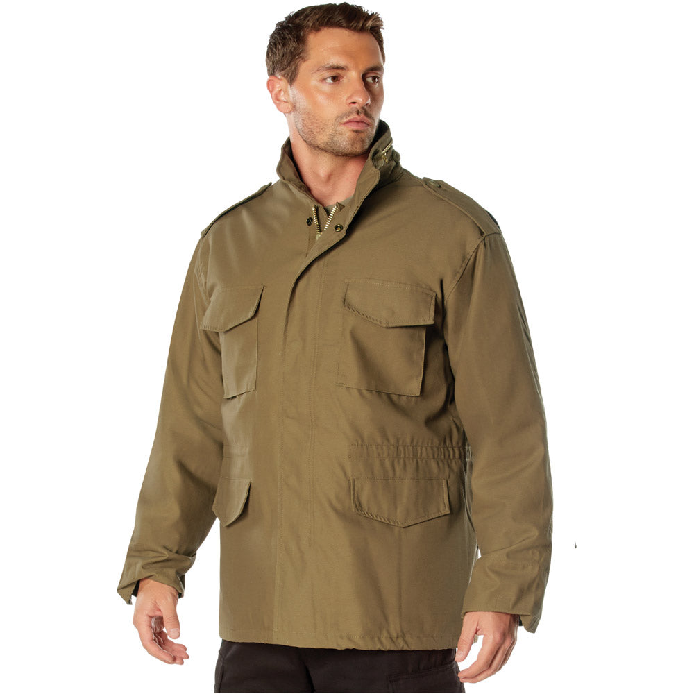 Coyote Brown M-65 Field Jacket with Liner