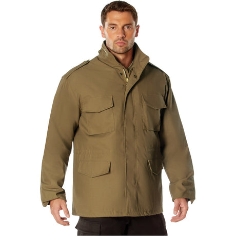 Coyote Brown M-65 Field Jacket with Liner