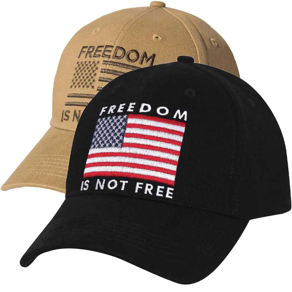 Freedom Is Not Free US Flag Baseball Cap by Rothco