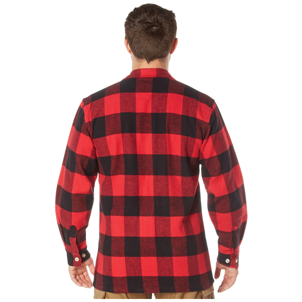 Concealed Carry Zip Flannel Shirt