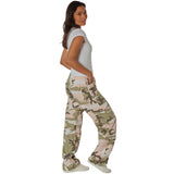 Women's Vintage Pink Camo Paratrooper Cargo Pants