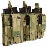 Rothco Multicam MOLLE Triple Kangaroo Rifle and Pistol Mag Pouch