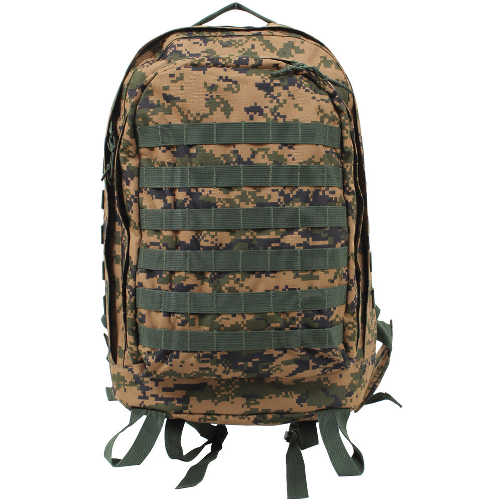 Woodland Digital MOLLE 3 Day Tactical Assault Pack