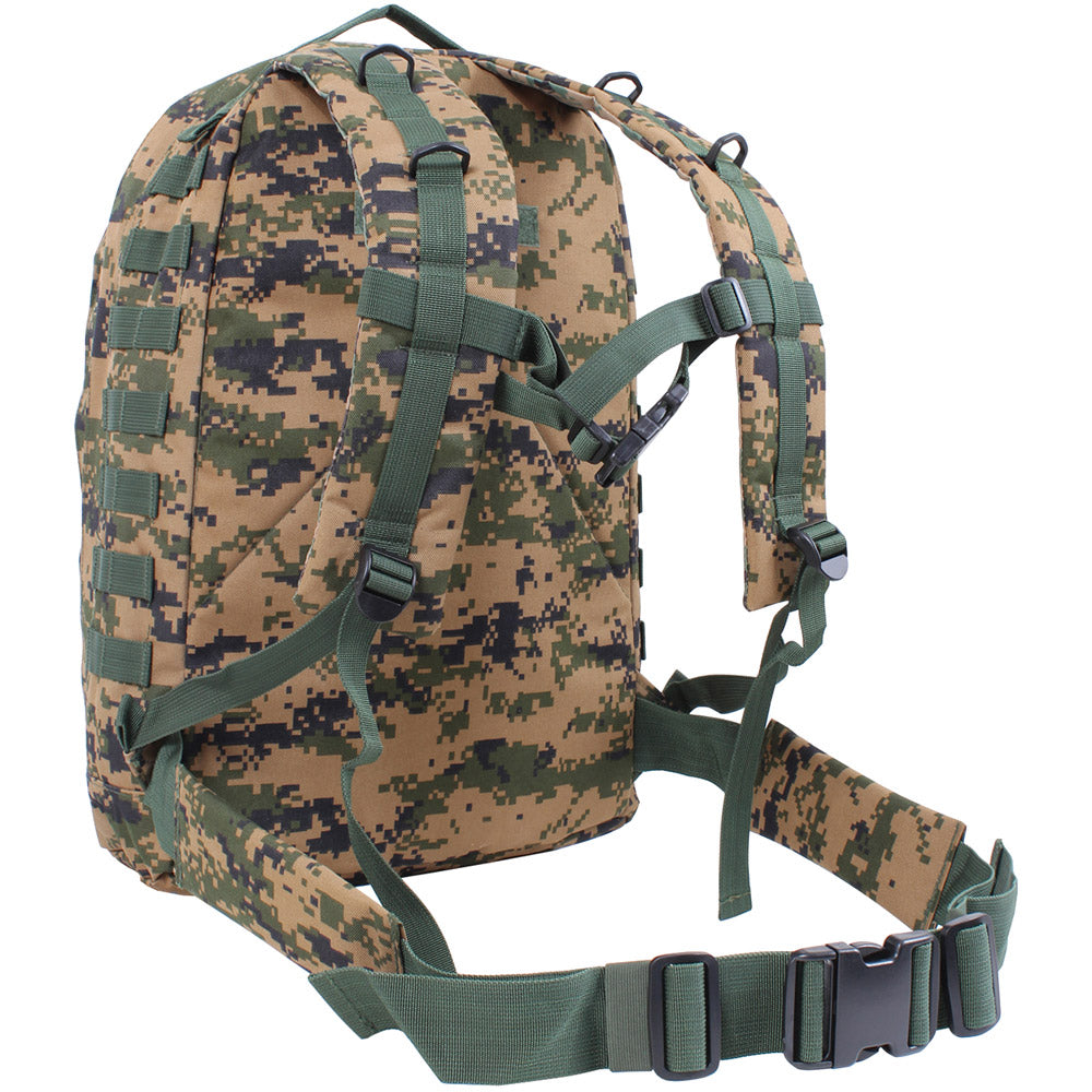 Woodland Digital MOLLE 3 Day Tactical Assault Pack