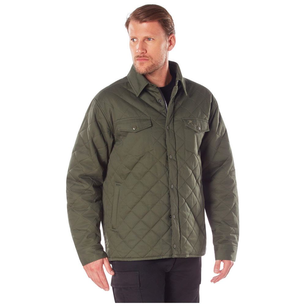 Rothco Diamond Quilted Cotton Rugged Men's Jacket