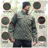 Rothco Diamond Quilted Cotton Rugged Men's Jacket