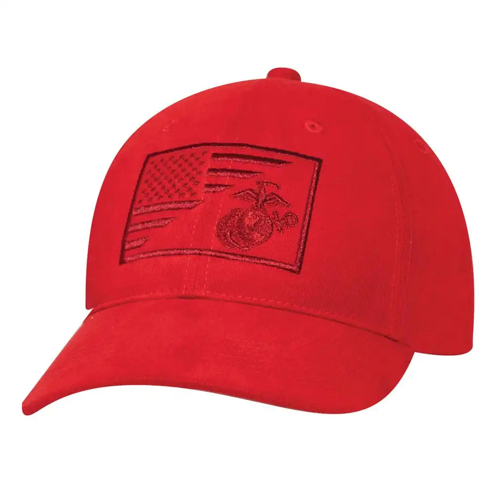 US Marines Globe & Anchor/US Flag Baseball Cap