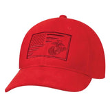 US Marines Globe & Anchor/US Flag Baseball Cap