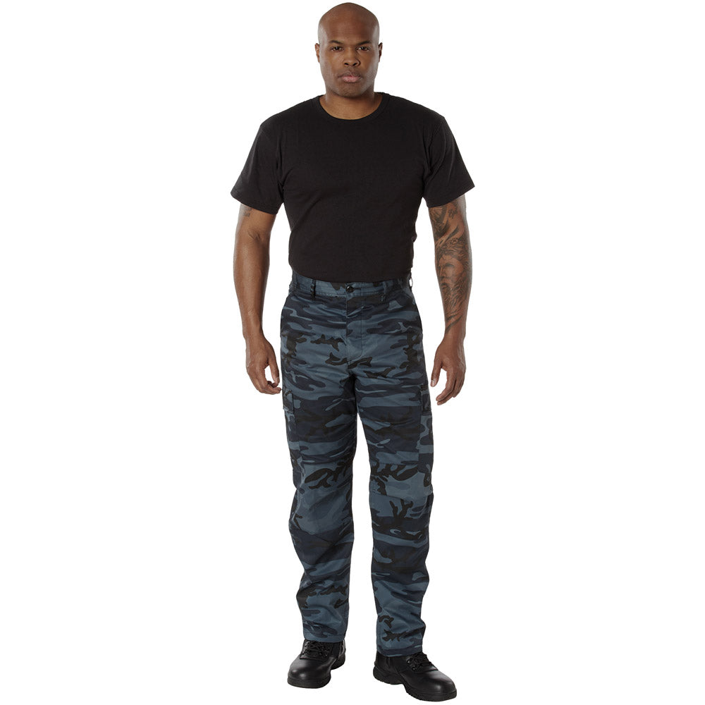 Midnight Blue Camo Twill BDU Pants