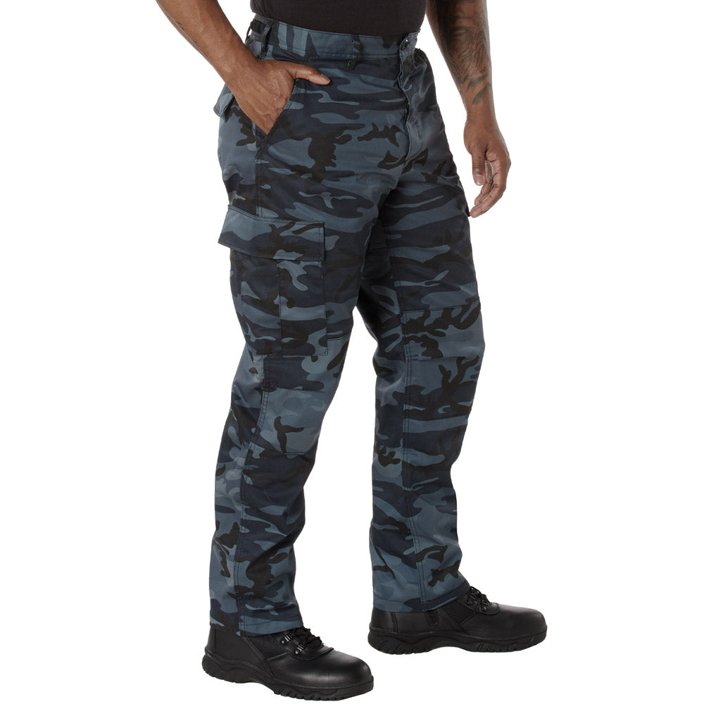 Midnight Blue Camo Twill BDU Pants