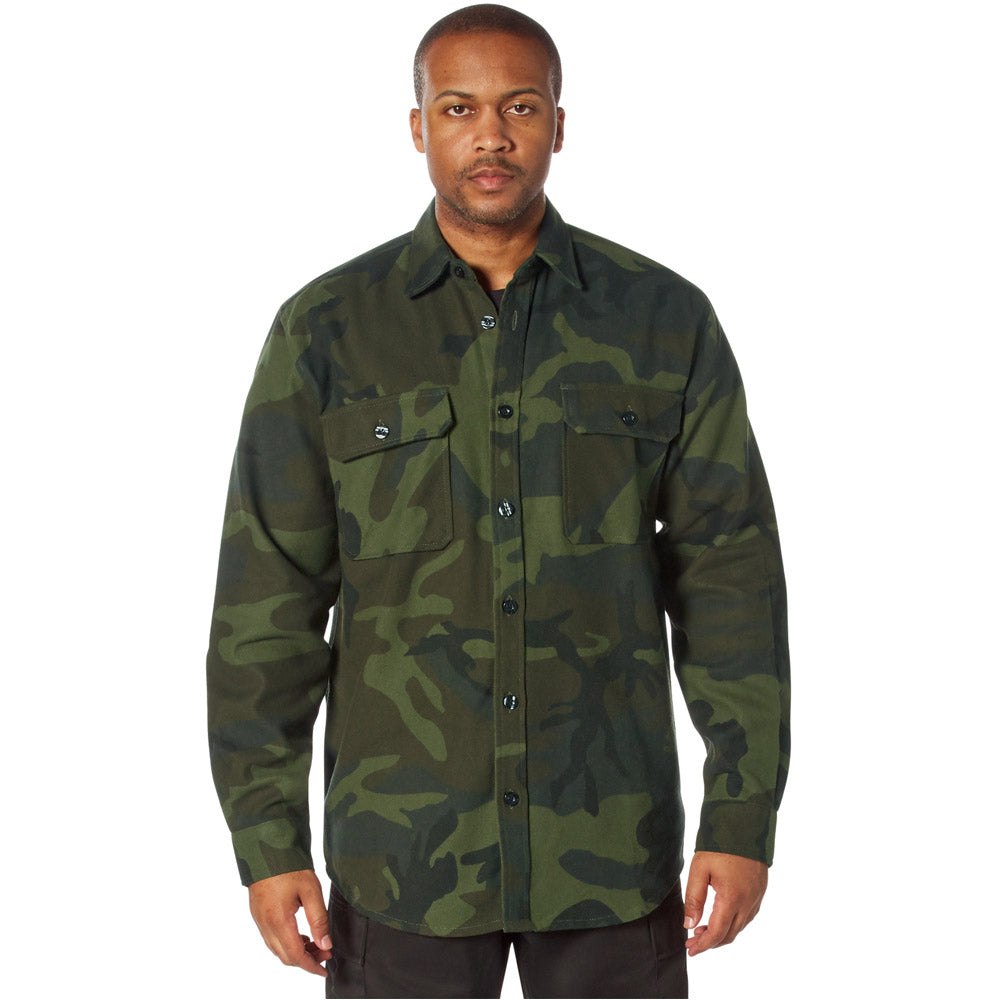 Rothco Midnight Camouflage Flannel Shirt