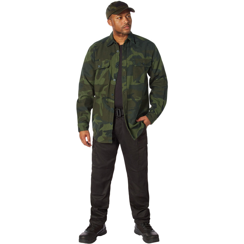 Rothco Midnight Camouflage Flannel Shirt