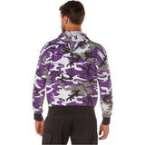 Purple Camo Pullover Hoodie