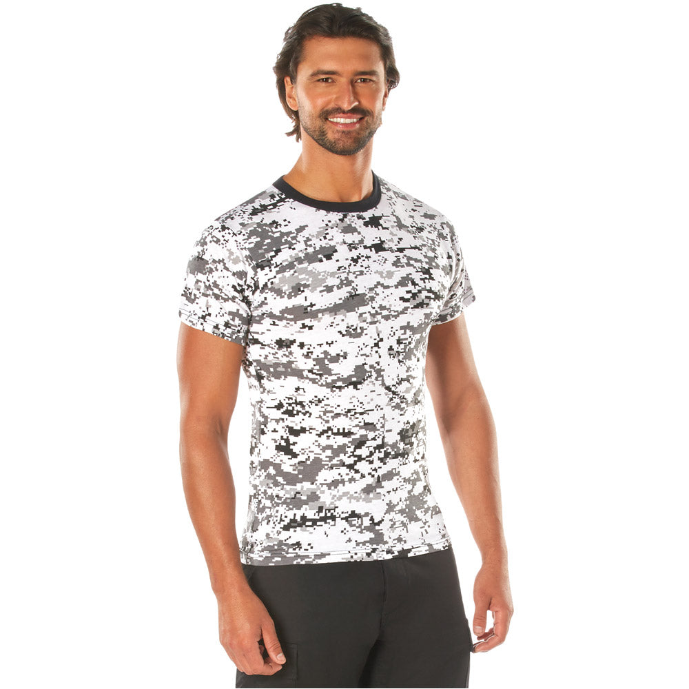 Digital City Camo Military T-Shirt