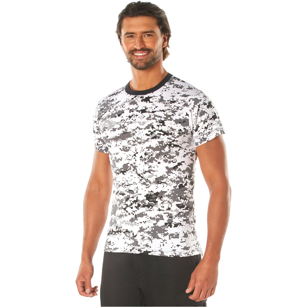 Digital City Camo Military T-Shirt