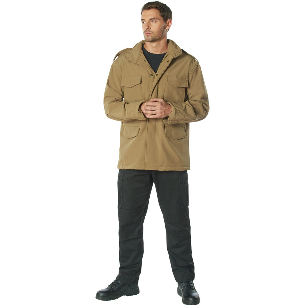 M-65 Military Style Coyote Soft Shell Tactical Jacket