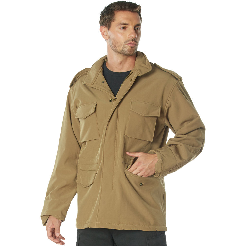 M-65 Military Style Coyote Soft Shell Tactical Jacket