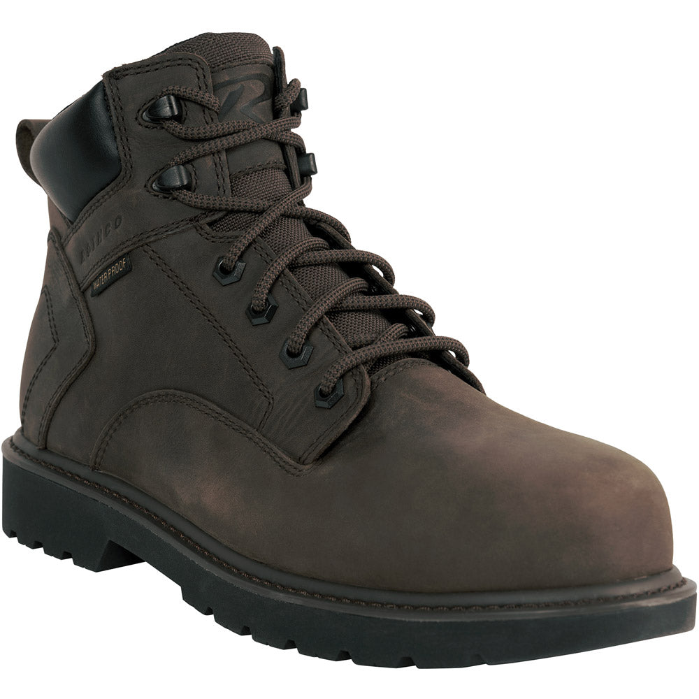 Rothco Tradesman 6-inch Plain Toe Waterproof Work Boot