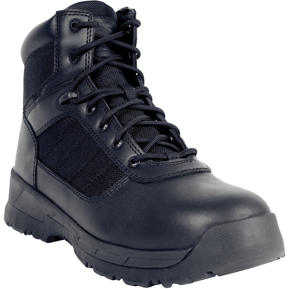 Rothco ブラック ミリタリーブーツ 12 W Rothco Guardian Mid Waterproof Safety Toe Tactical Boot