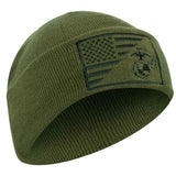 US Marines Globe & Anchor/US Flag Beanie