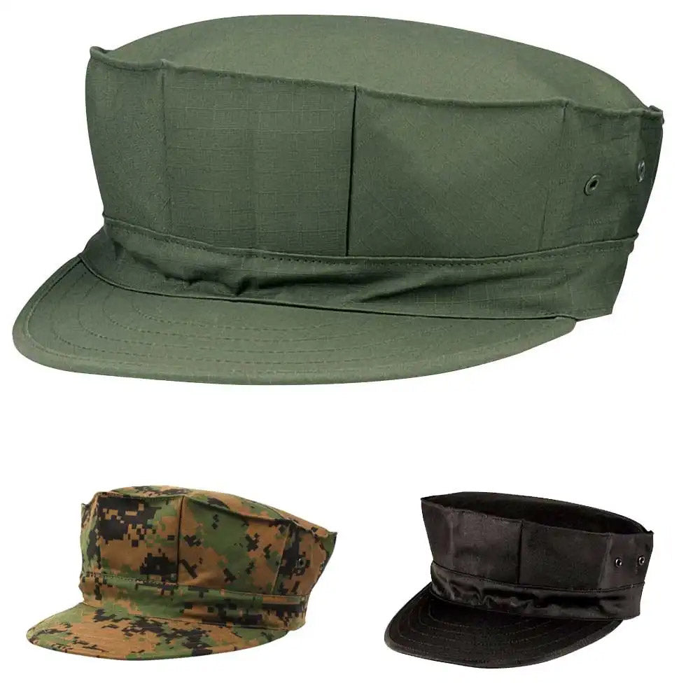 US Marines Twill 8-Point Hat with No Emblem