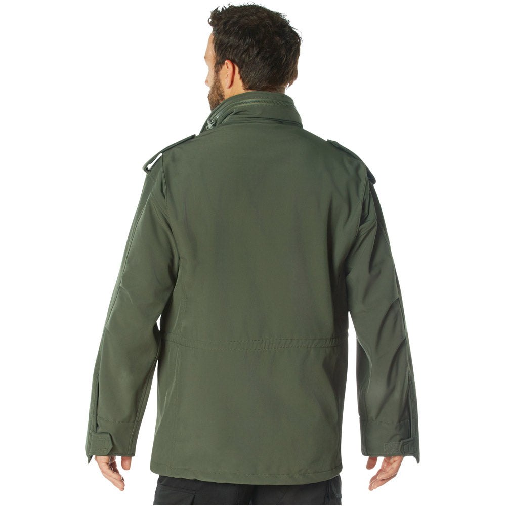 Olive Drab Soft Shell M-65 Military Field Jacket