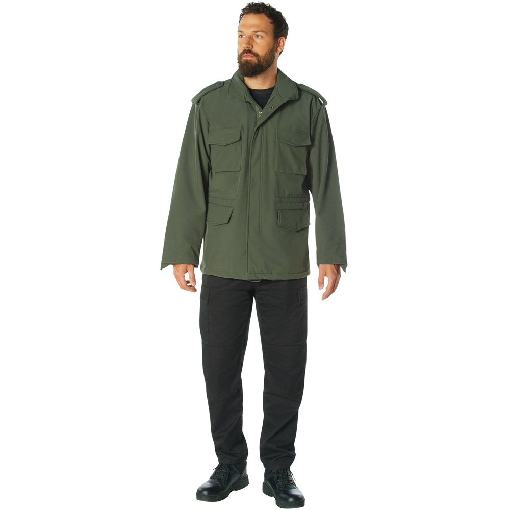 Olive Drab Soft Shell M-65 Field Jacket