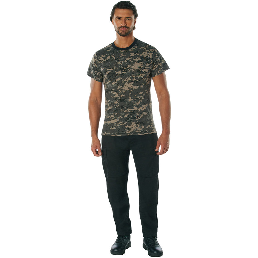 Subdued Urban Digital Camo Short Sleeve T-Shirt