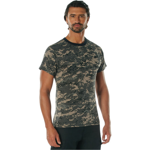 Subdued Urban Digital Camo Short Sleeve T-Shirt