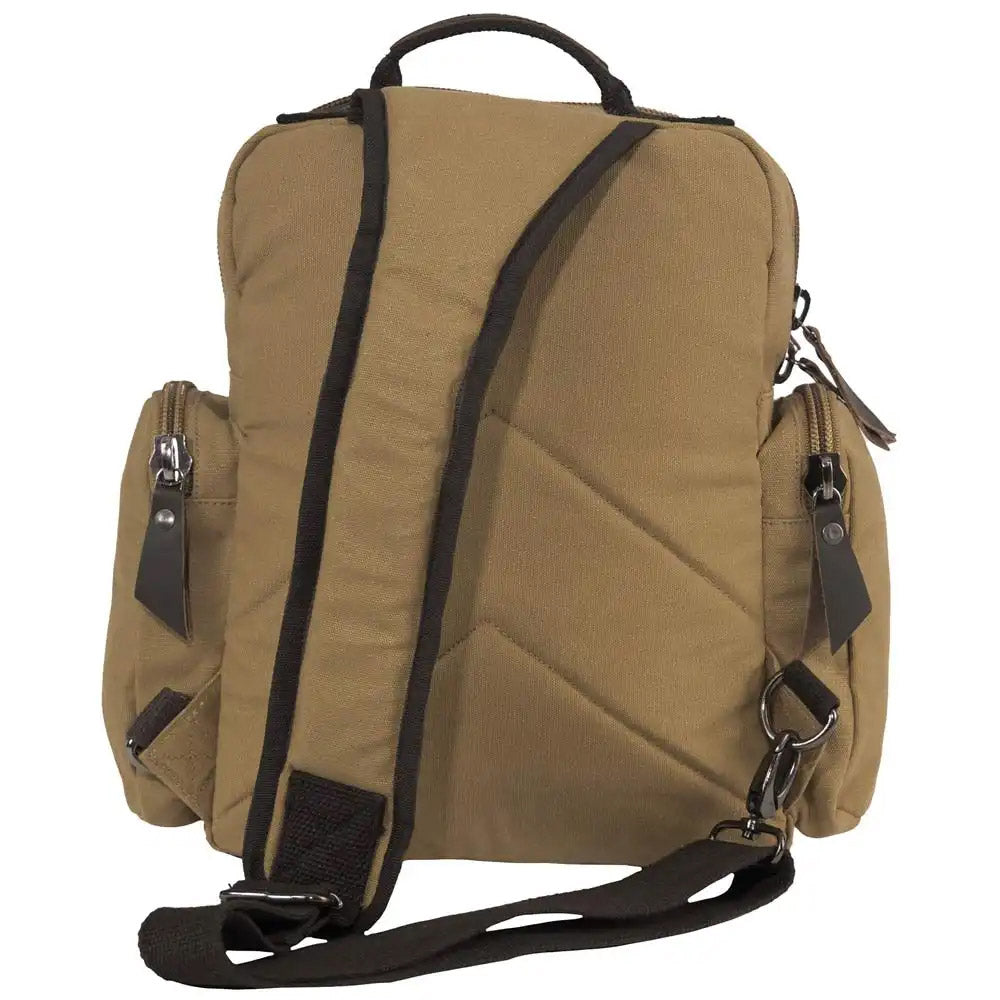 Vintage Canvas Sling Backpack