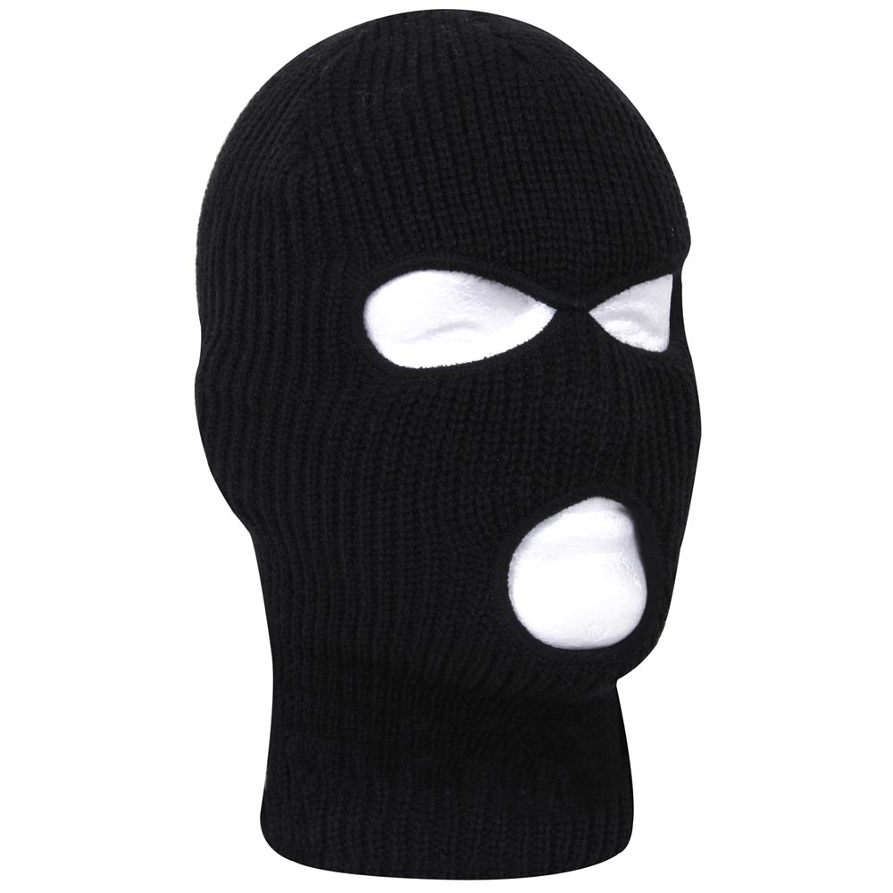 Basic Issue Fine Knit Acrylic 3-Hole Facemask