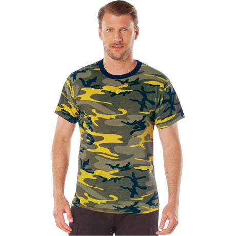 Stinger Yellow Camo Short Sleeve T-Shirt